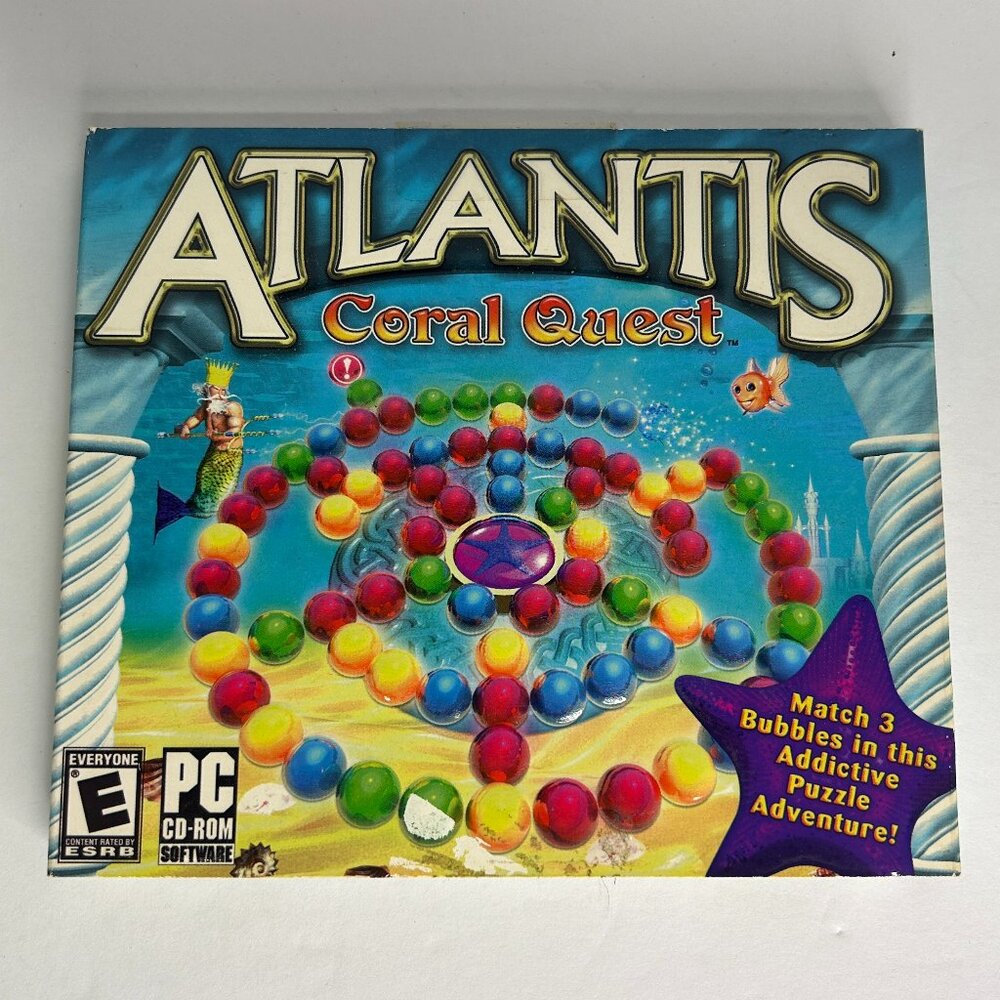 Atlantis: Coral Quest (Jewel Case) - PC by Valusoft Puzzle Adventure Game